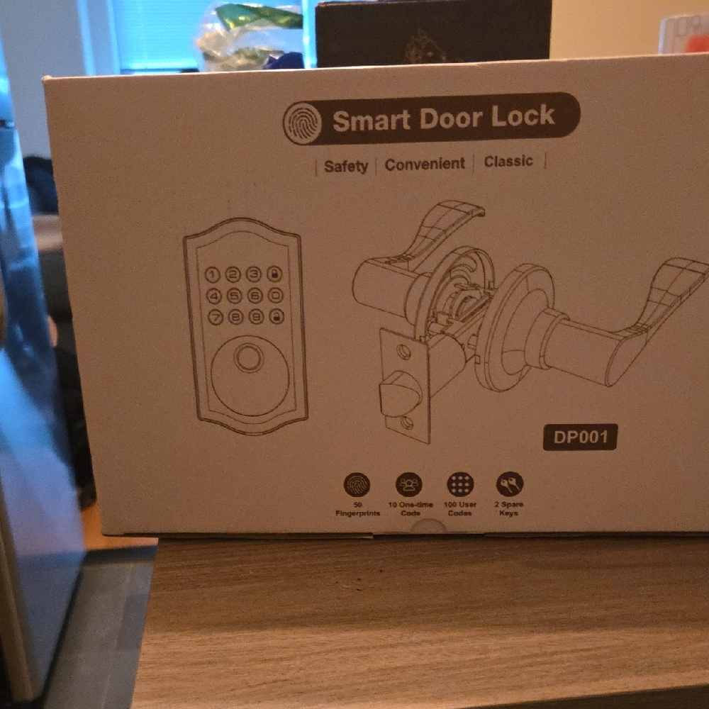 Smart Door Lock - Black